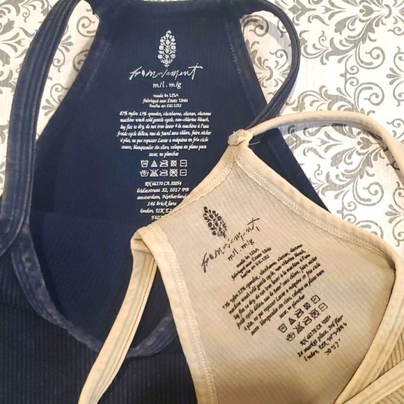 Free People Movement Good Karma Crop Tank Set NWOT M/L - Picture 6 of 11
